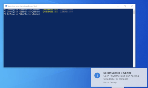 Error when running Docker on Windows after install [Fixed] – Mark Patton